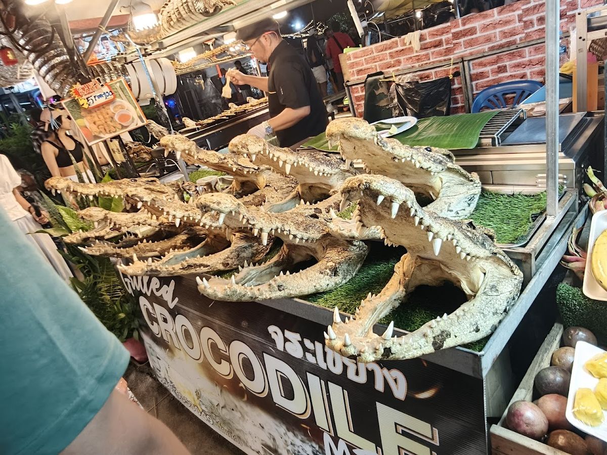 Night market place Krabi photo 2