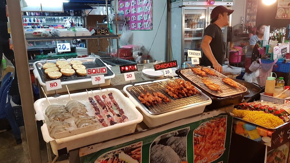 Night market place Krabi photo 4