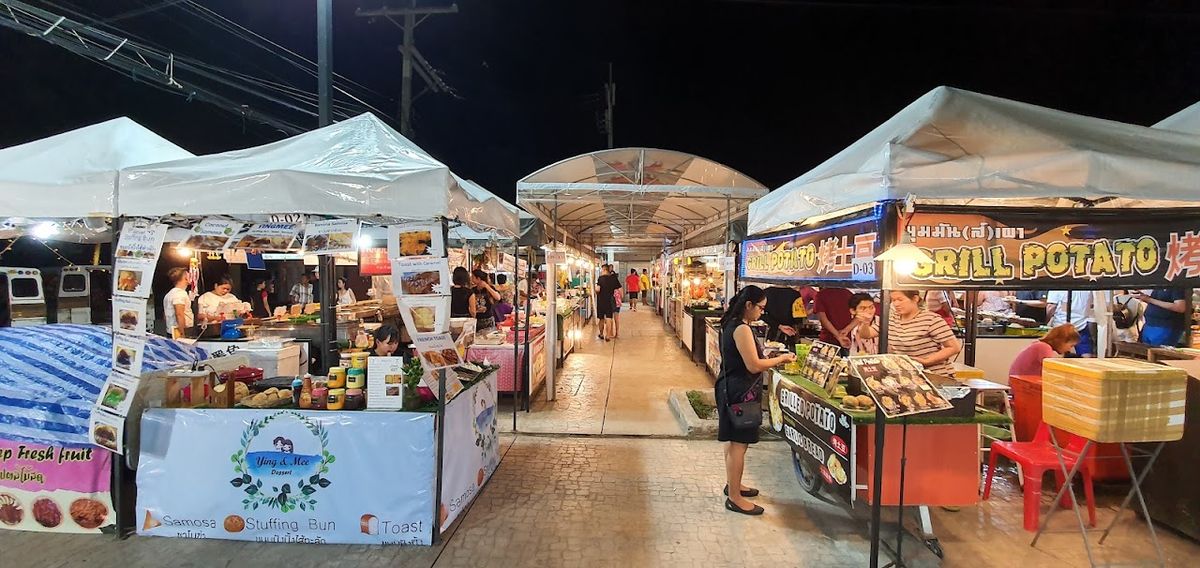 Night market place Krabi, Krabi