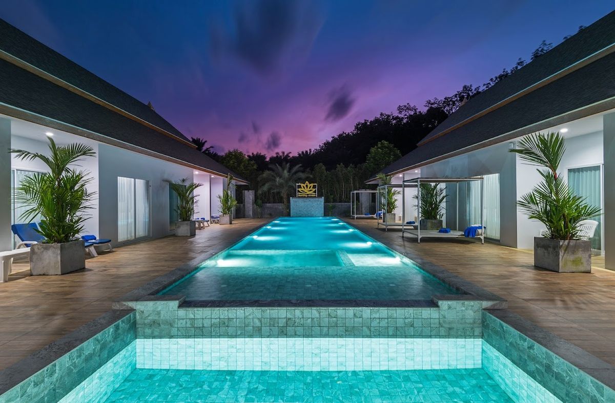 Amadha Villas Retreat room interior in Krabi Town