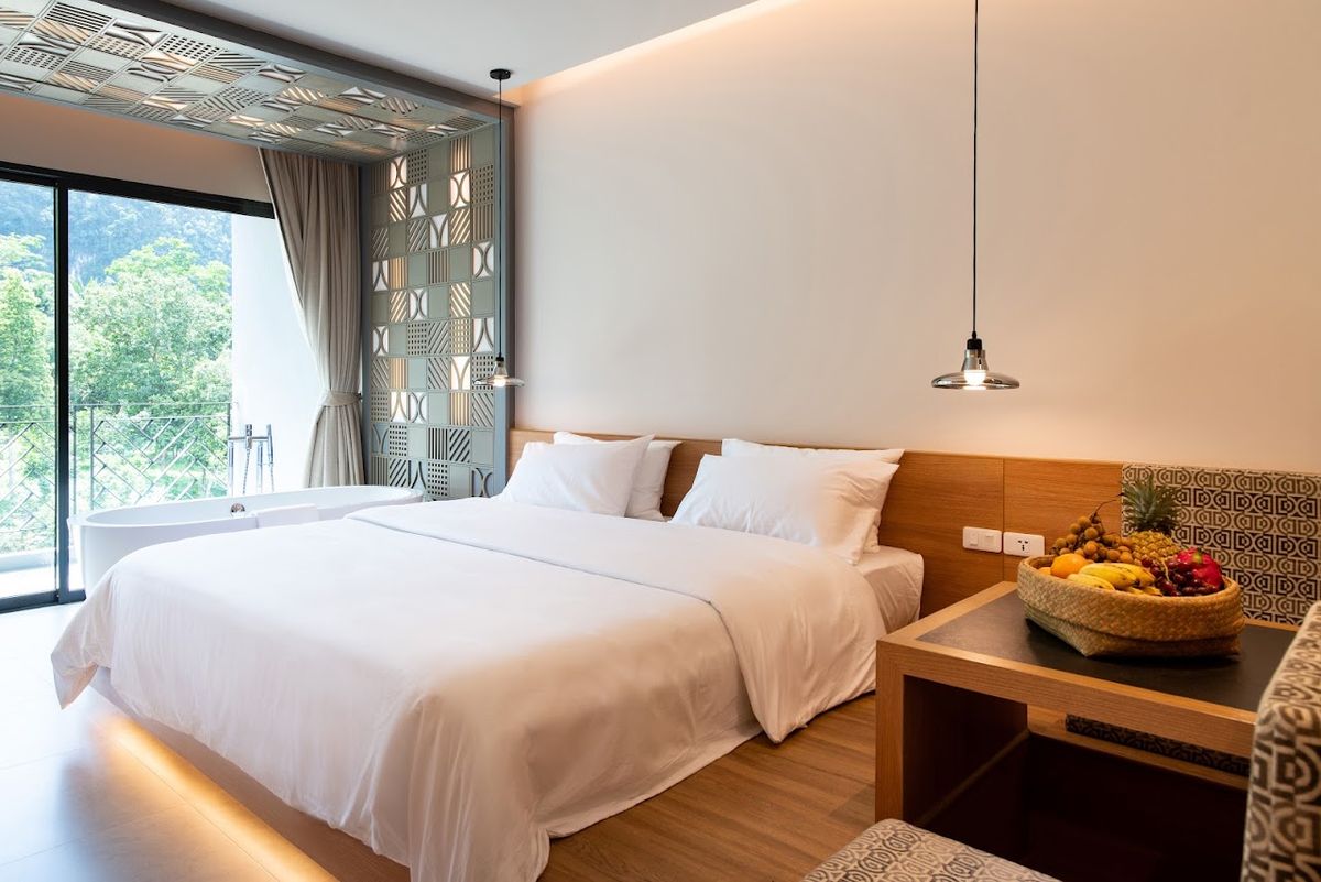 Anana Ecological Resort Krabi pool and grounds in Ao Nang