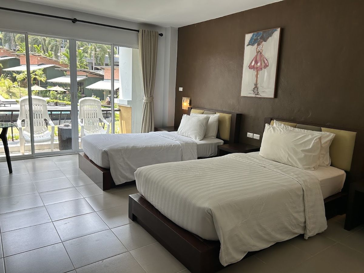 Aonang Eco Inn Krabi pool and grounds in Ao Nang