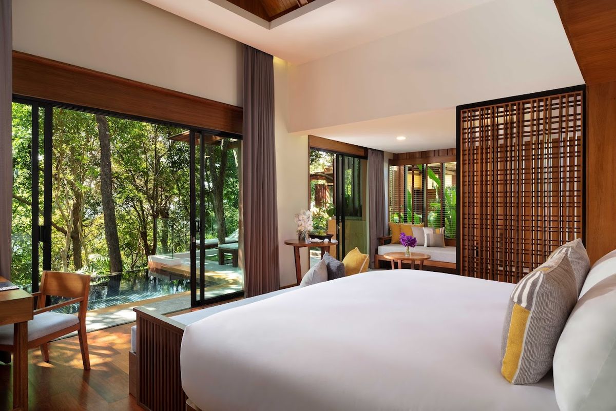 Avani Ao Nang Cliff Krabi Resort pool and grounds in Ao Nang