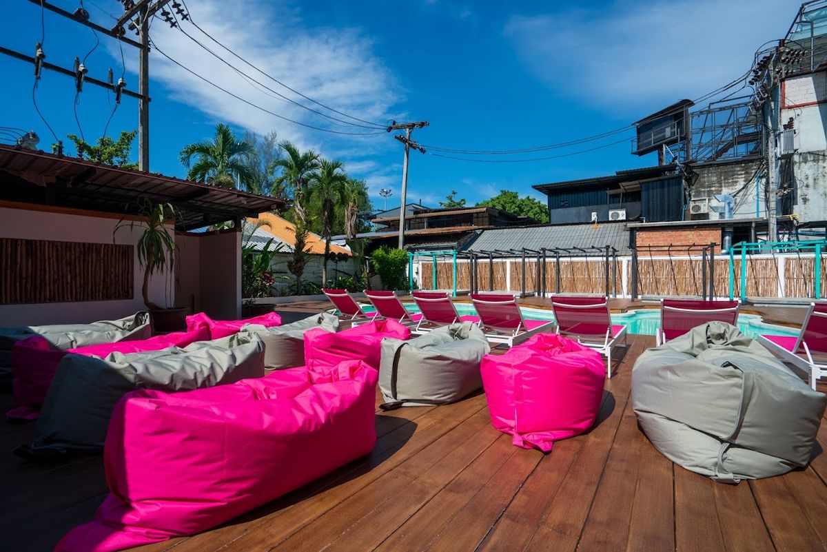 Base Ao Nang Beachfront Hostel by Nomads exterior in Klong Muang