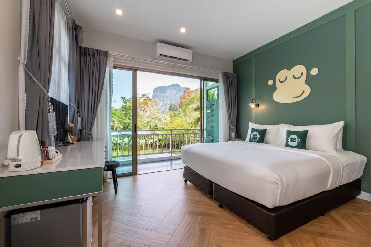 Blu Monkey Pooltara Krabi Hotel and Villas pool and grounds in Tubkaek