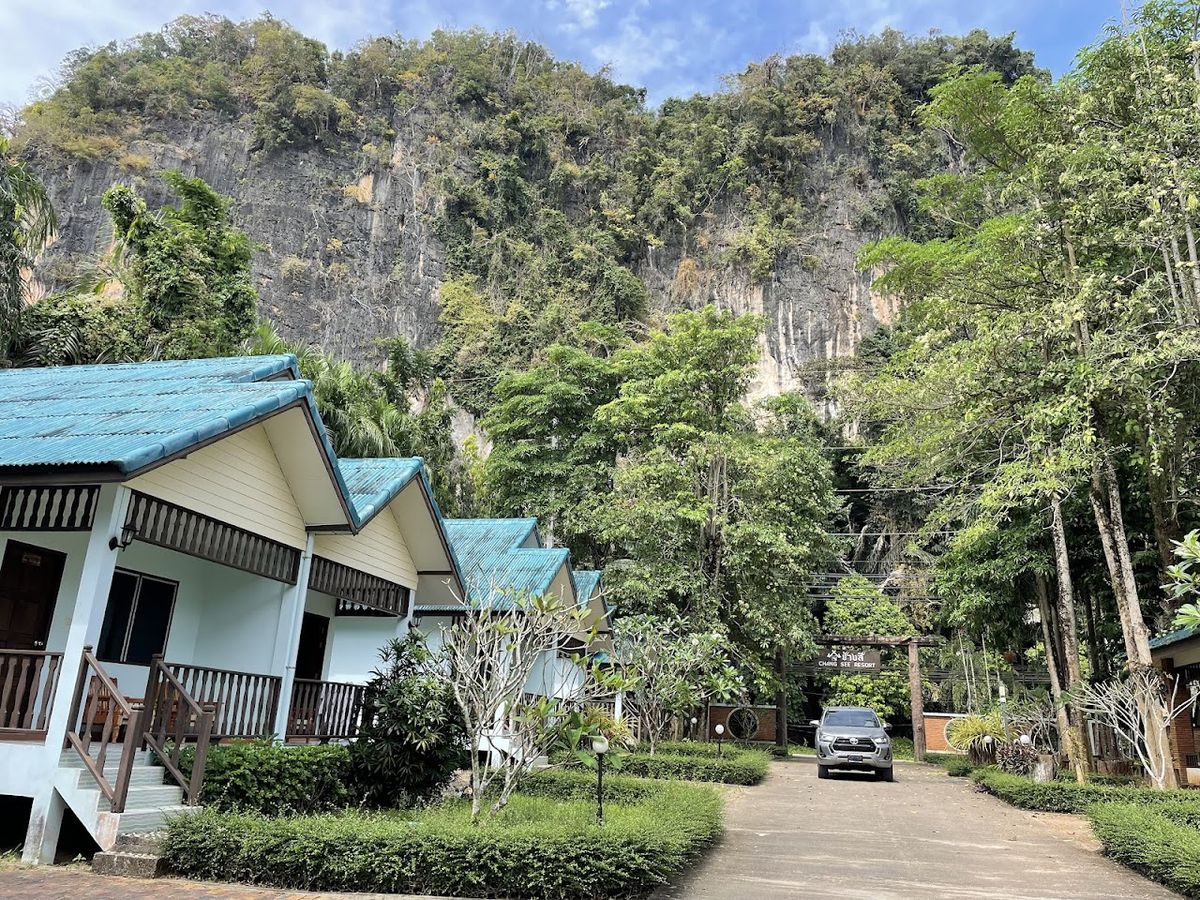 Chang See Resort room interior in Krabi Town