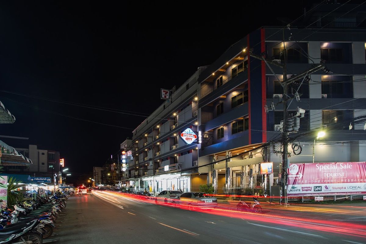 City Hotel exterior in Krabi Town
