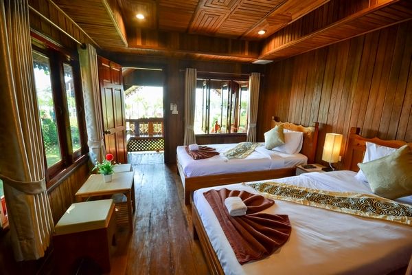 Diamond Beach Resort Nammao Krabi pool and grounds in Ao Nang