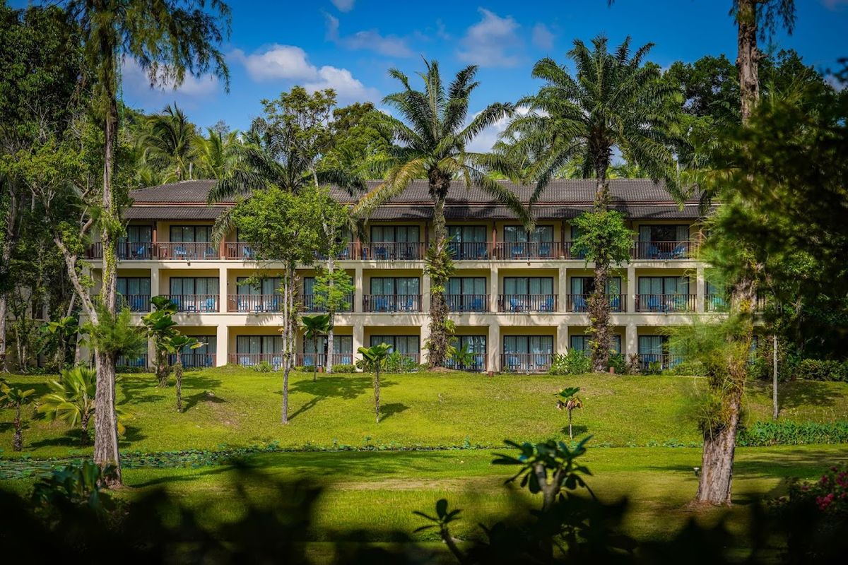 Dusit Thani Krabi Beach Resort exterior in Klong Muang