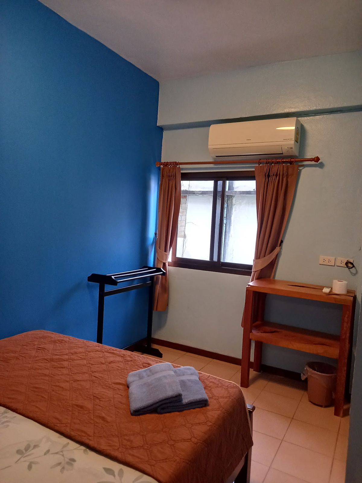 JP Hometel room interior in Krabi Town