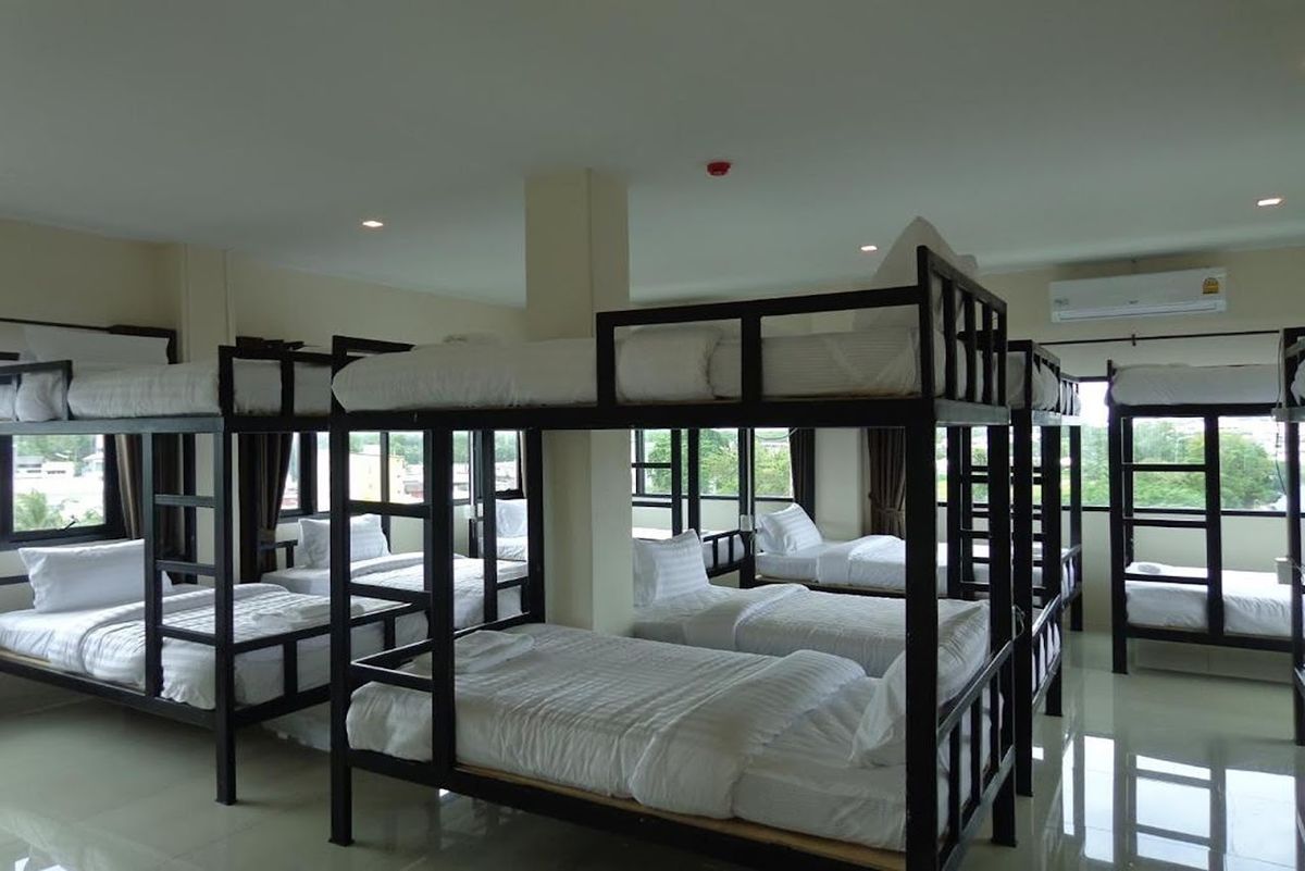 Krabi P.N. Boutique House pool and grounds in Krabi Town