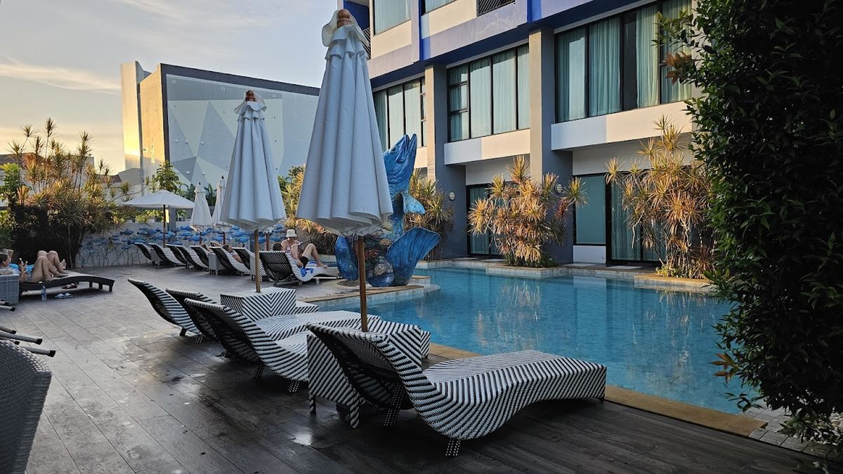 Krabi Seabass Hotel exterior in Krabi Town