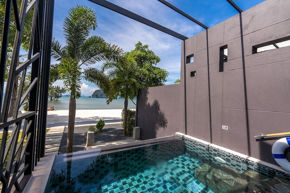 Mangrove Bay Krabi Beachfront Pool Villa room interior in Krabi Town