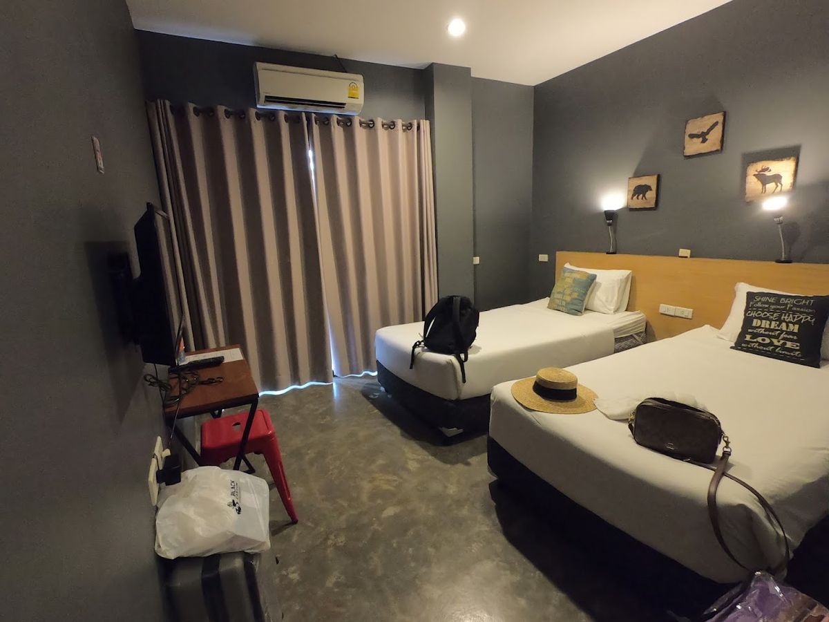 Srisuksant Square room interior in Krabi Town