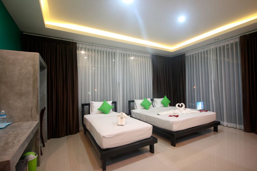 The Aireen Hotel, Ao Nang Beach pool and grounds in Klong Muang