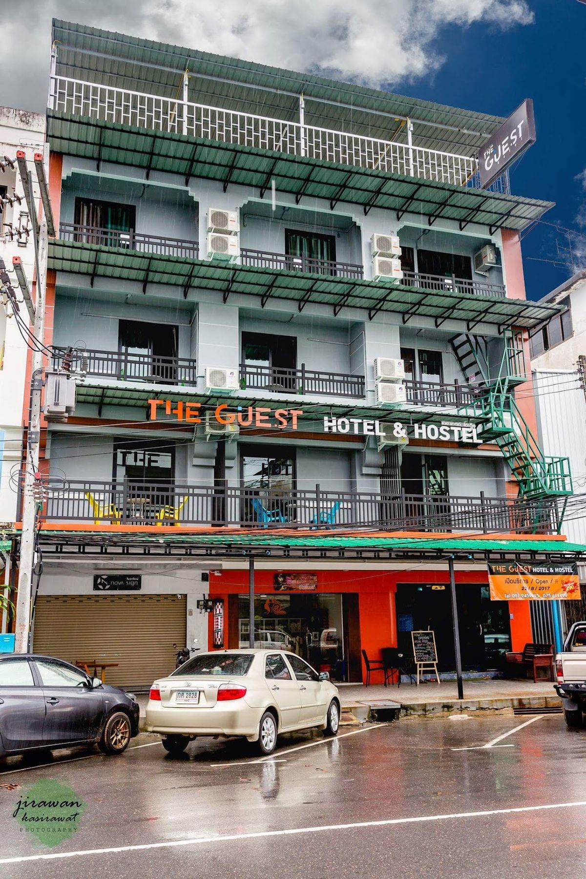 The Guest Hotel room interior in Krabi Town