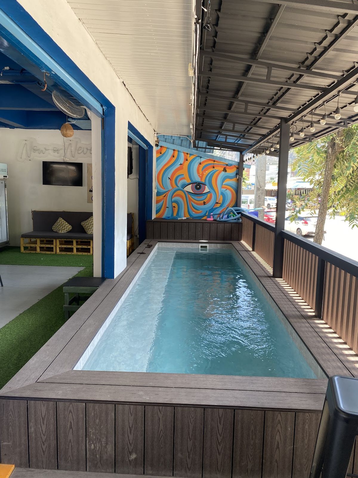 The Hangout Ao Nang room interior in Ao Nang