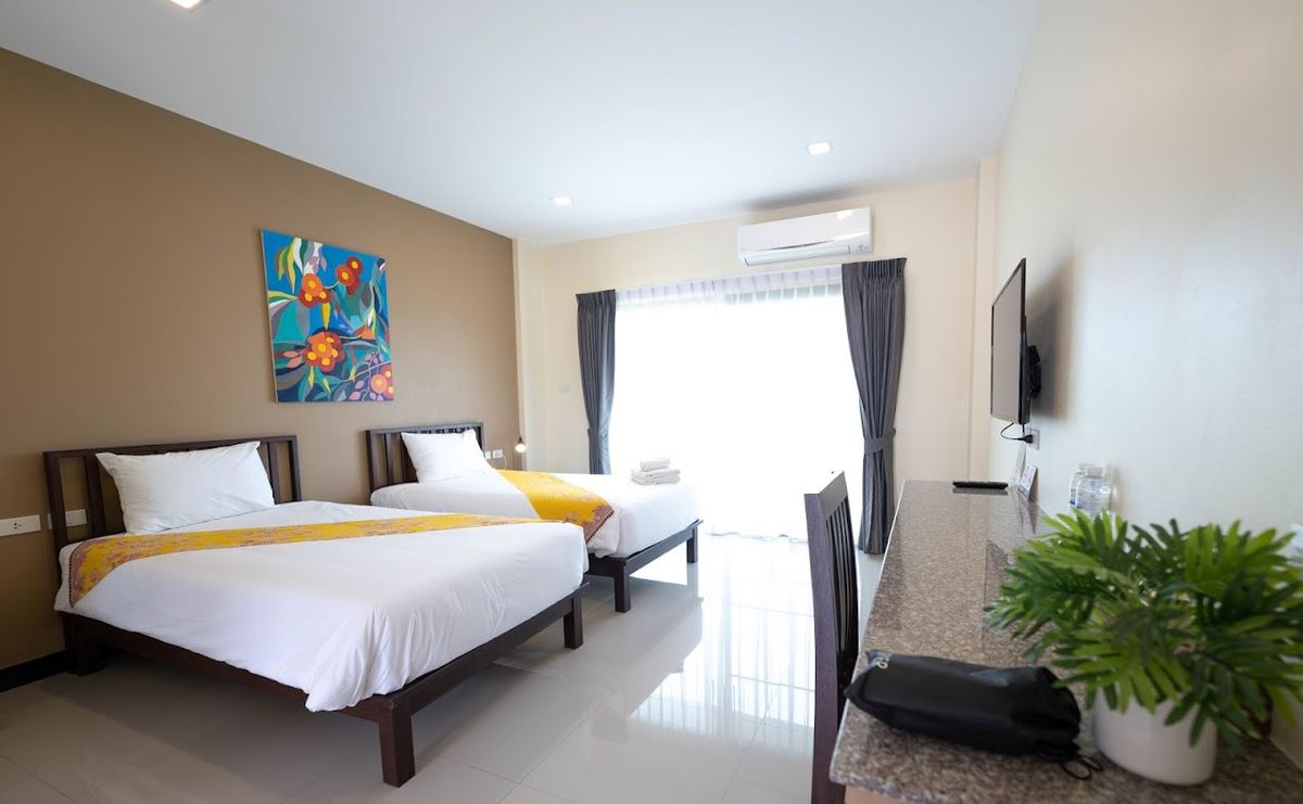 THE NEST KRABI HOTEL pool and grounds in Krabi Town
