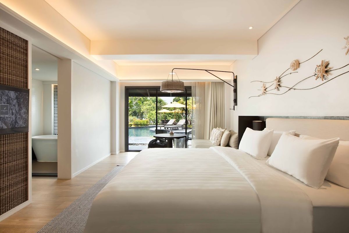 The ShellSea Krabi I Luxury Beach Resort & Pool Villas pool and grounds in Ao Nang