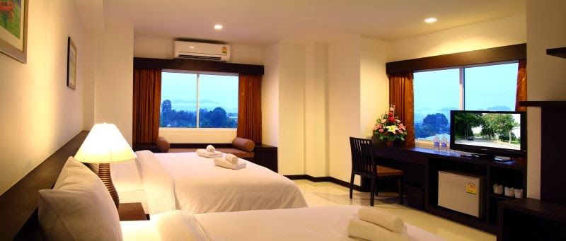 The White Pearl Hotel room interior in Krabi Town