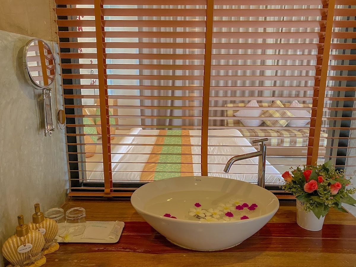White Sand Halal House Krabi room interior in Klong Muang